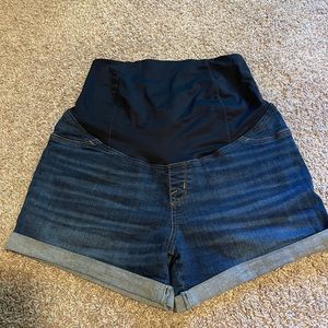 Jean Maternity Shorts